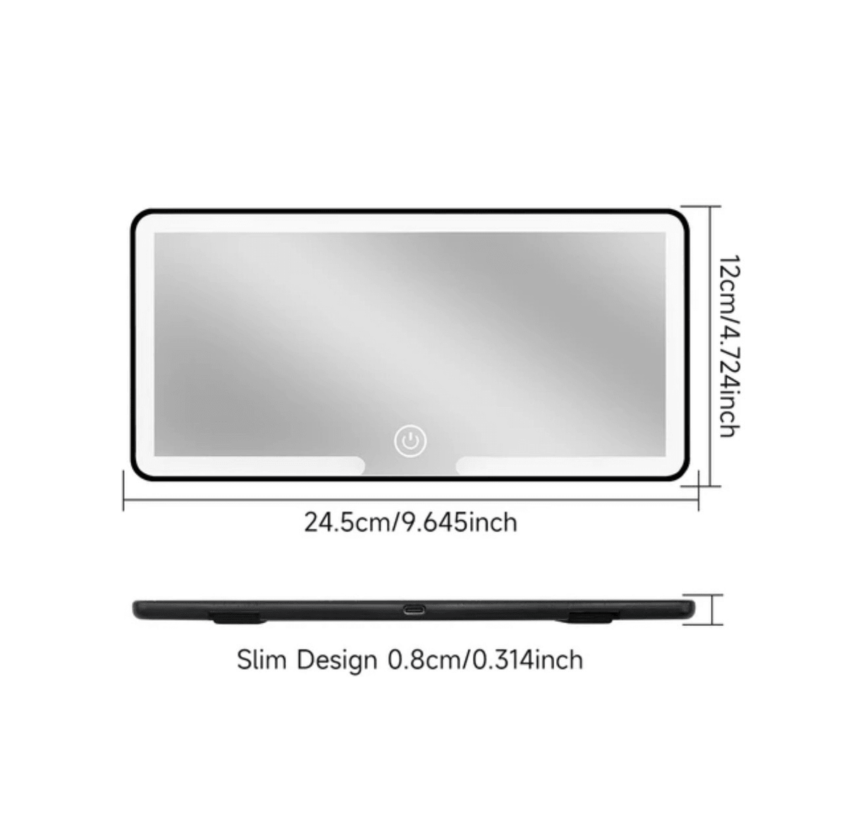 Car Sun Visor Cosmetic HD Mirror With LED Ultra Universal Interior car-sun-visor-cosmetic-hd-mirror-with-led-ultra-universal-interior-auto-parts-12