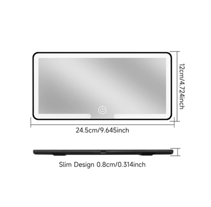 Car Sun Visor Cosmetic HD Mirror With LED Ultra Universal Interior car-sun-visor-cosmetic-hd-mirror-with-led-ultra-universal-interior-auto-parts-12