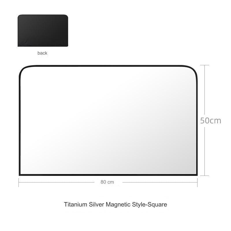 Car Sunshade Magnetic Car Curtain 2/Pcs Silver Rear Side car-sunshade-magnetic-car-curtain-2pcs-auto-parts-16