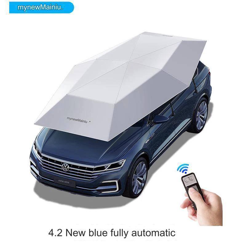 Car Tent, Car Cover 5.2m Car Tent with Outdoor Tripod, Universal Car Cover, Automobile Protection Car Umbrella, 4.2m silver car-tent-car-cover-5-2m-car-tent-with-outdoor-tripod-universal-car-cover-automobile-protection-car-umbrella-auto-parts-10