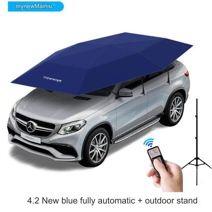 Car Tent, Car Cover 5.2m Car Tent with Outdoor Tripod, Universal Car Cover, Automobile Protection Car Umbrella, 4.2m blue + outdoor stand car-tent-car-cover-5-2m-car-tent-with-outdoor-tripod-universal-car-cover-automobile-protection-car-umbrella-auto-parts-13