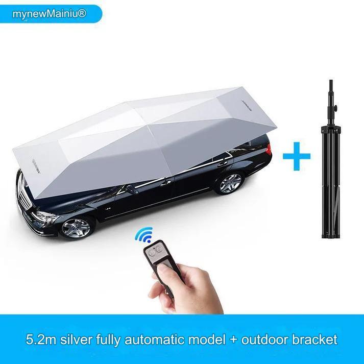 Car Tent, Car Cover 5.2m Car Tent with Outdoor Tripod, Universal Car Cover, Automobile Protection Car Umbrella, 5.2m silver + outdoor stand car-tent-car-cover-5-2m-car-tent-with-outdoor-tripod-universal-car-cover-automobile-protection-car-umbrella-auto-parts-20
