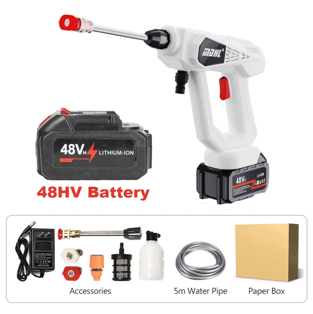 Car Washing Gun 48hv White car-washing-gun-auto-parts-11
