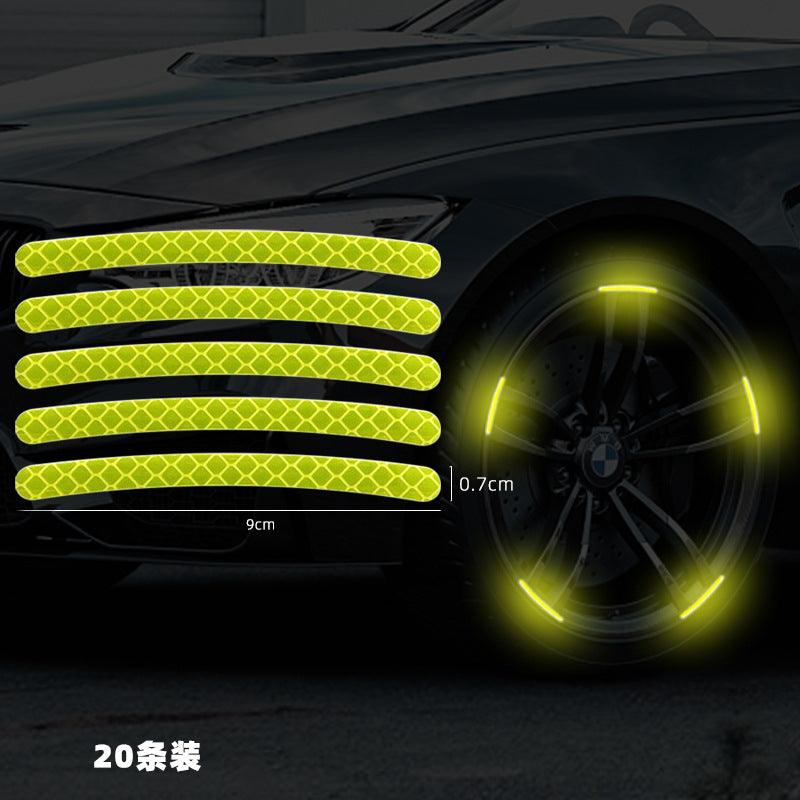 Car Wheel Sticker Green car-wheel-sticker-auto-parts-6