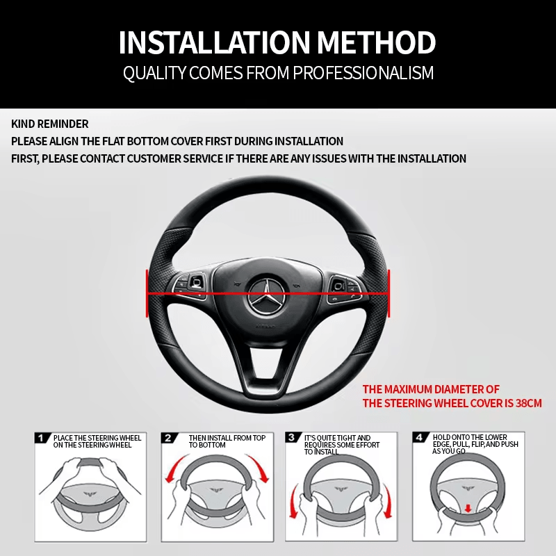 Carbon Fiber Car Steering Wheel Cover 15 inch Breathable Anti Slip Leather carbon-fiber-car-steering-wheel-cover-15-inch-breathable-anti-slip-leather-auto-parts-6