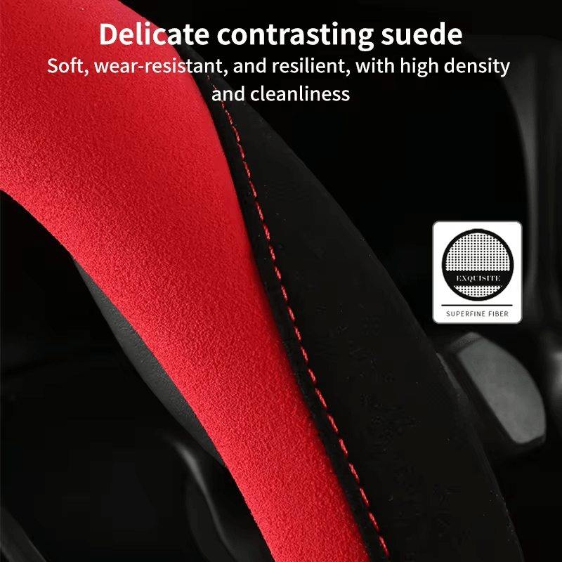 Carbon Fiber Car Steering Wheel Cover 15 inch Breathable Anti Slip Leather carbon-fiber-car-steering-wheel-cover-15-inch-breathable-anti-slip-leather-auto-parts-7