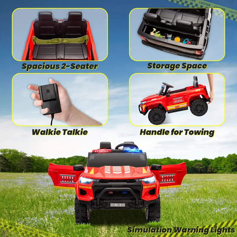 24V Ride On Police Car For Kids 2 Seater, 400W Ride-on Toy For Big Kids With Remote Control d780e427-5813-4a2c-b458-273bc45d147e