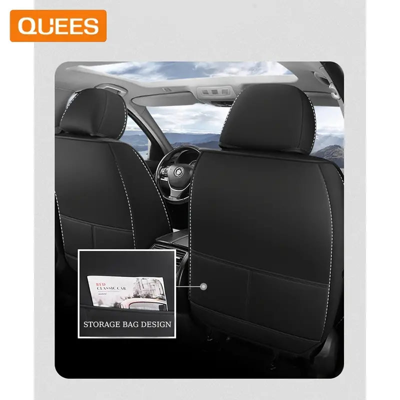 Universal Ice Silk Leather Car Seat Covers Cushion Full Set dfe74fbd-4b96-4df4-bf3a-fe8c5282d209