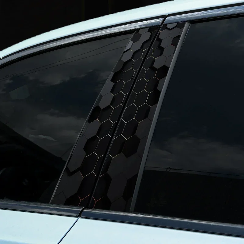 2pcs 3D Effect Honeycomb Car Sticker, Auto B Pillar download-2024-10-30T170905.503
