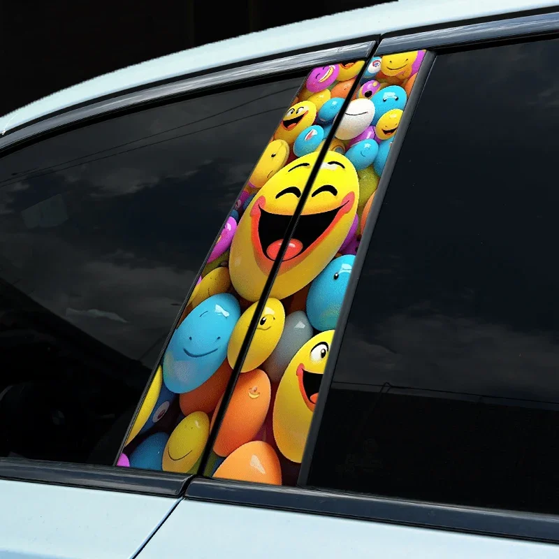 2pcs Funny Graffiti Car Sticker Auto Door Pillar Waterproof download-2024-10-31T013915.682
