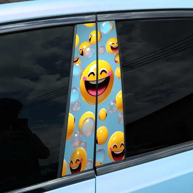 2pcs Funny Graffiti Car Sticker Auto Door Pillar Waterproof KT-304 KT-305 download-2024-10-31T013920.981