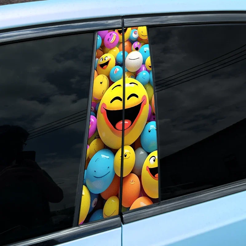 2pcs Funny Graffiti Car Sticker Auto Door Pillar Waterproof KT-304 KT-304 download-2024-10-31T013923.086