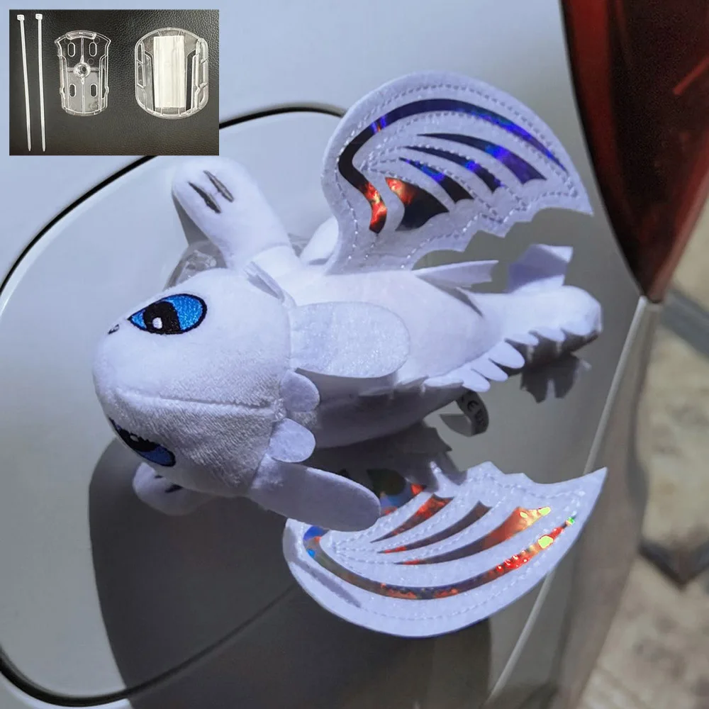 Night Fury Colorful Toothless Plush Dragon 18CM Light Fury download-2024-11-09T021552.357