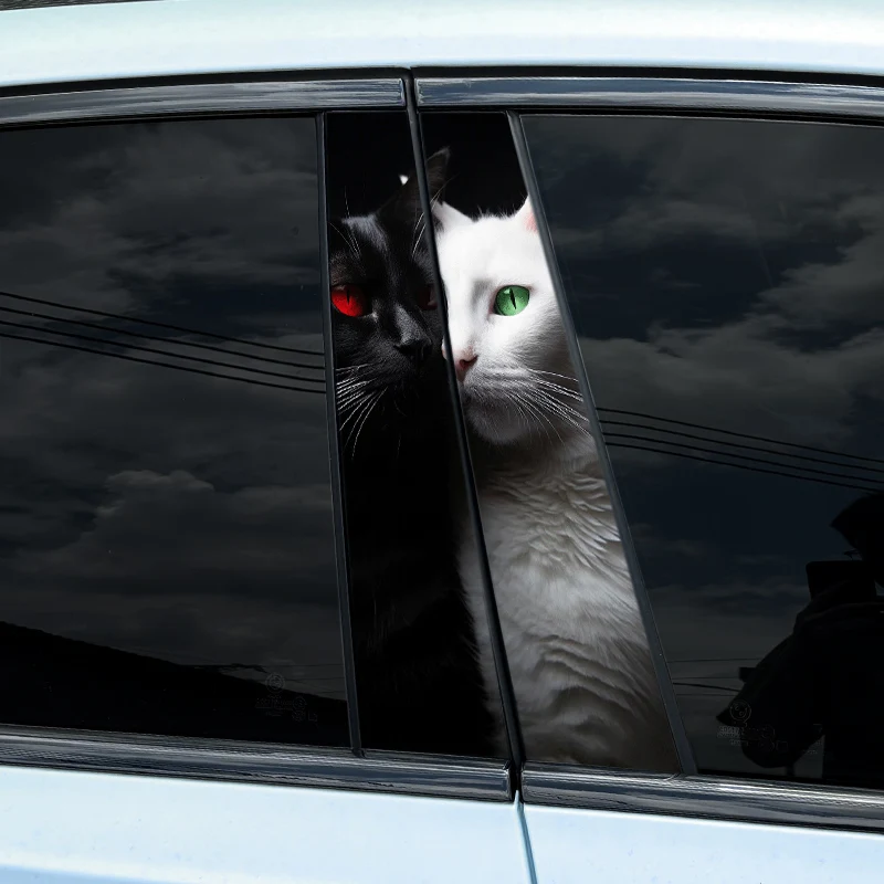 2pcs Auto B-Pillar Car Stickers, Cool Cat Cat-016 download_-_2024-10-30T171715.698_8e1c932d-2d96-4b4d-a2b6-92990d74fa97