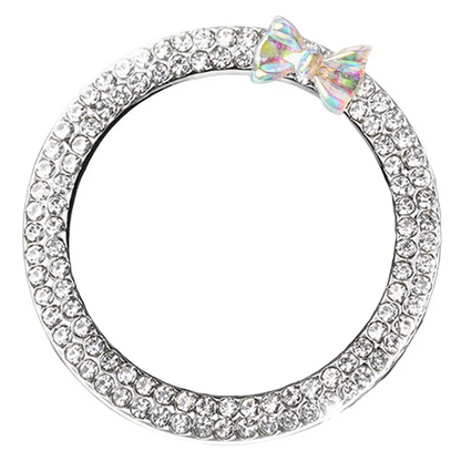 Car Ignition Ring Rhinestone Design Start Engine Ring White 2 Round Drill download_-_2024-11-03T222304.223