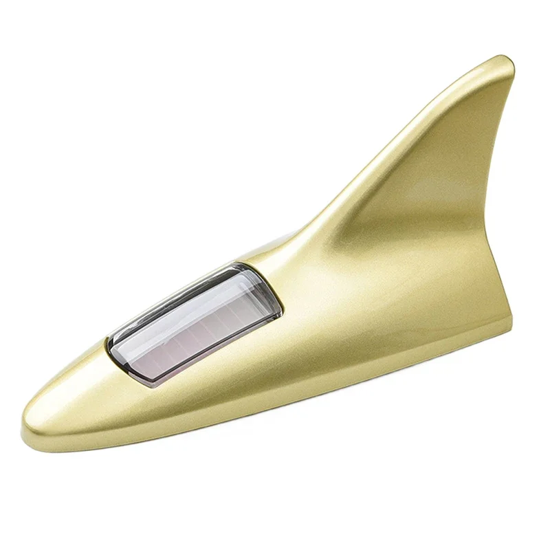 Car Shark Fin Antenna with Solar Energy LED Light Gold download_-_2024-11-05T210758.281