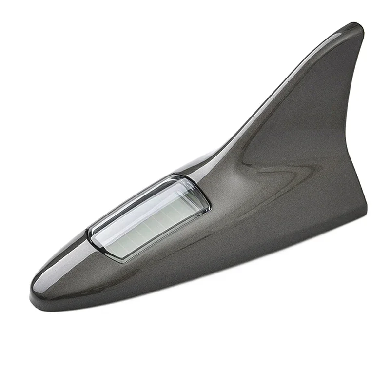 Car Shark Fin Antenna with Solar Energy LED Light Gray download_-_2024-11-05T210758.286