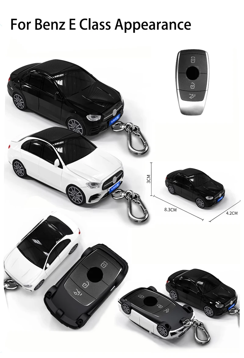 Mercedes Benz A C E S Class W204 W205 W212 W213 W176 GLC CLA AMG W177 Car Key Case Cover download_29