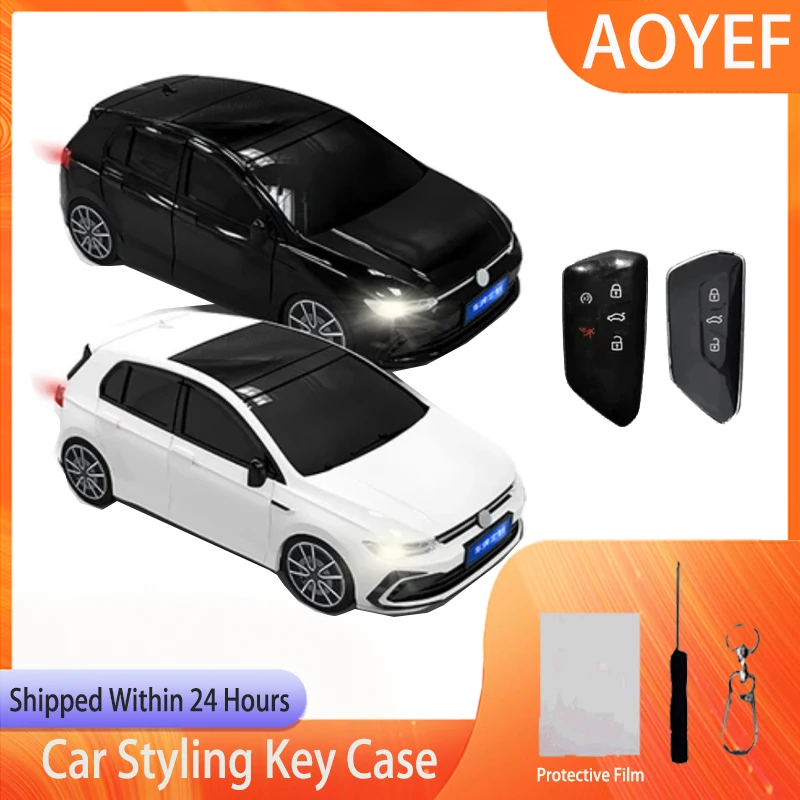 Volkswagen Car Key Cover - Premium Key Case for VW Golf 8, Mk8, GTI, GTD, R, ID3, ID4 2020-2023 Models download_31