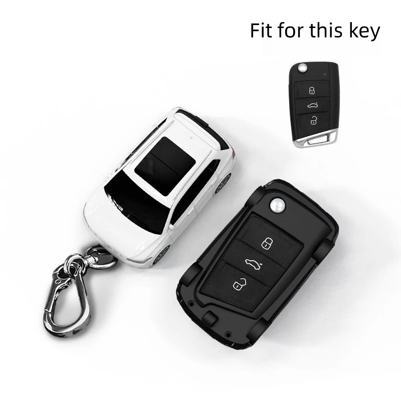 For Volkswagen Tiguan VW Polo Golf 7 Skoda Octavia Kodiaq Karoq Seat Ateca Leon Lbiza Key Cover download_4