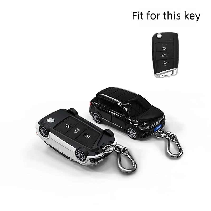 For Volkswagen Tiguan VW Polo Golf 7 Skoda Octavia Kodiaq Karoq Seat Ateca Leon Lbiza Key Cover download_5