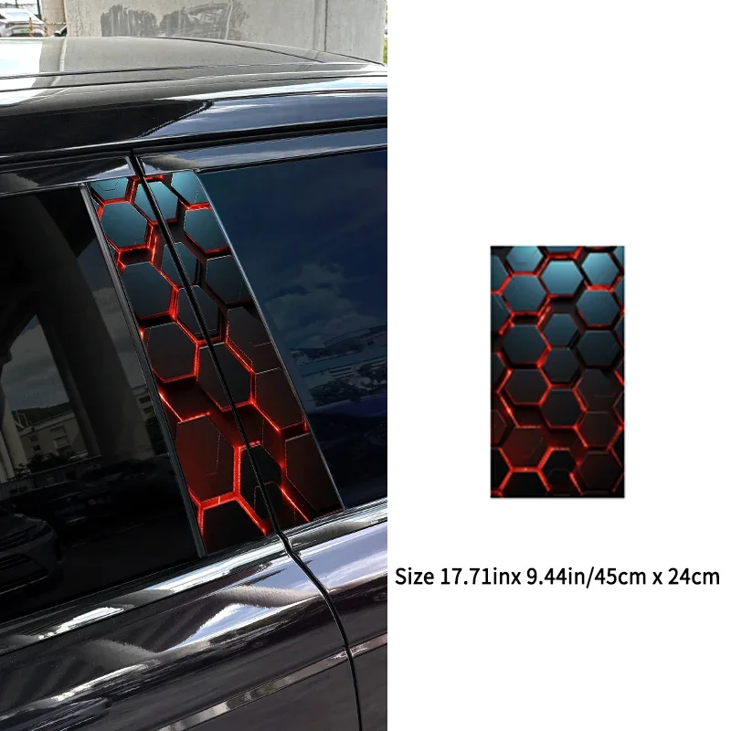 2pcs Car Stickers, Auto B Pillar, Waterproof Decoration download_71
