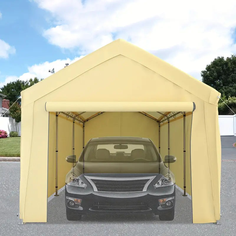 VEVOR 10 X 20 Ft Carport Car Canopy, Heavy Duty Garage e17f1729-3fb8-479b-954e-dad6cbffea17