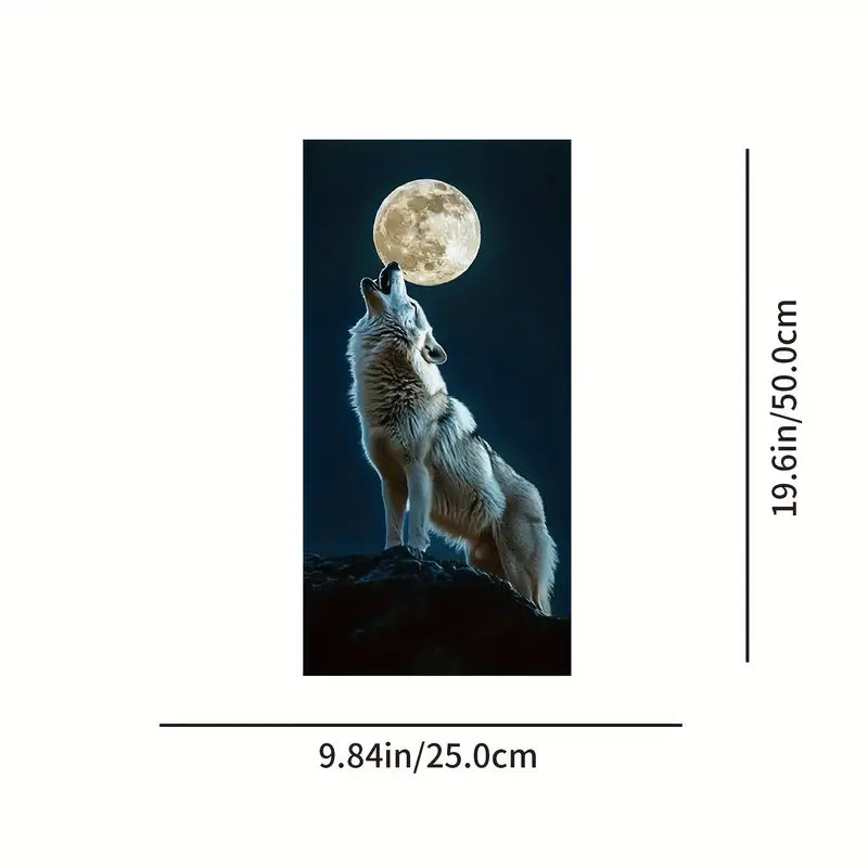 Wolf Howling at Moon Vinyl Car Decals e94d8b64-d46a-4734-b276-6de19a93ccf9