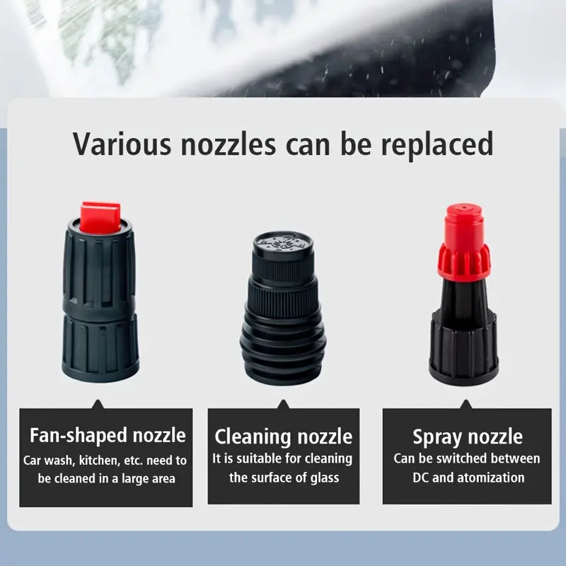 2.5L Multi-Directional Foam Sprayer with Attachments - Handheld, Versatile Cleaning fd3ef857efd035437b5b3eae8a97fc11
