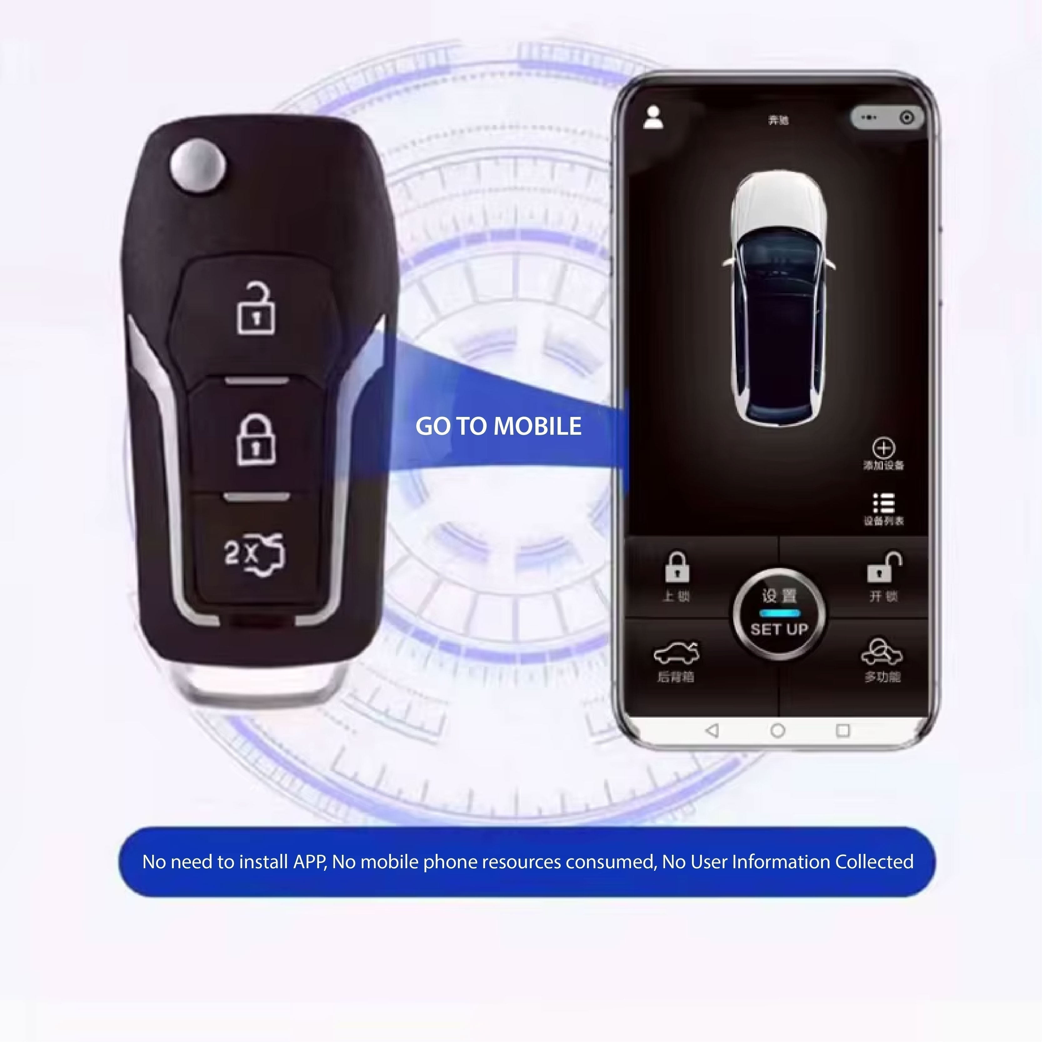Mobile phone control car close to open and close NFC smart car key LCD for-Bentley-Continental-flight-navigation-remote-start-all-in-one-central-control-large-screen-navigation-05_jpg