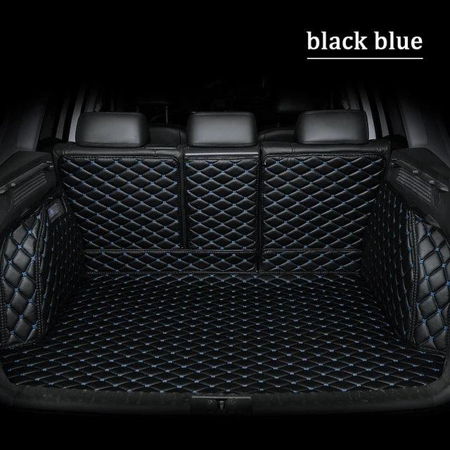 Full Set Trunk Mat Leather Trunk Mats Car Trunk Mat Black With Blue Line full-set-trunk-mat-leather-trunk-mats-car-trunk-mat-auto-parts-11