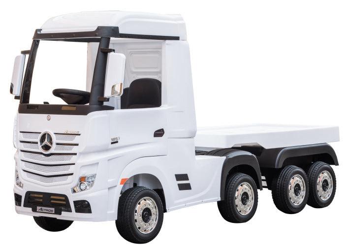 Kids Truck Electric Car White Mercedes-Benz front + car body kids-truck-electric-car-auto-parts-11
