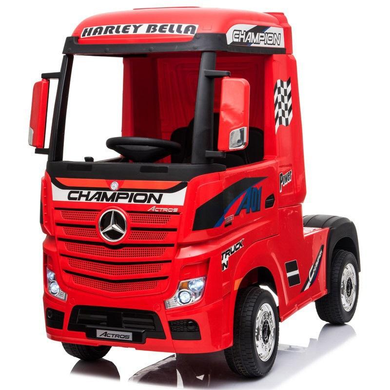 Kids Truck Electric Car Red Mercedes-Benz Front kids-truck-electric-car-auto-parts-8