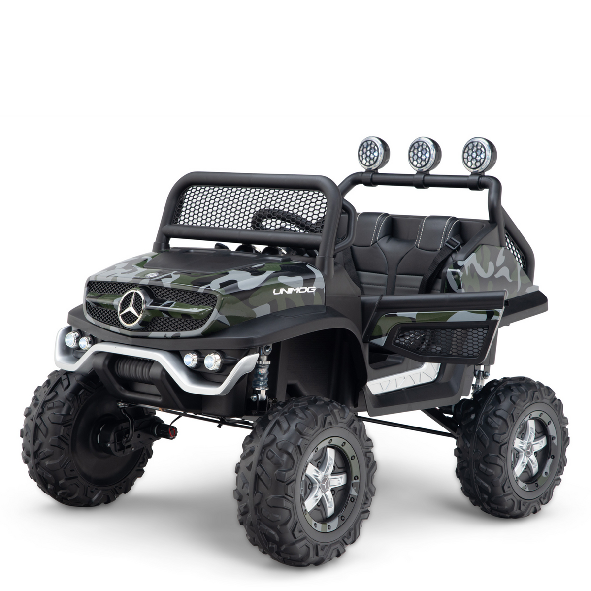 2026 Mercedes Benz Unimog 12V 4x4 Kids Ride On Car with Remote Control