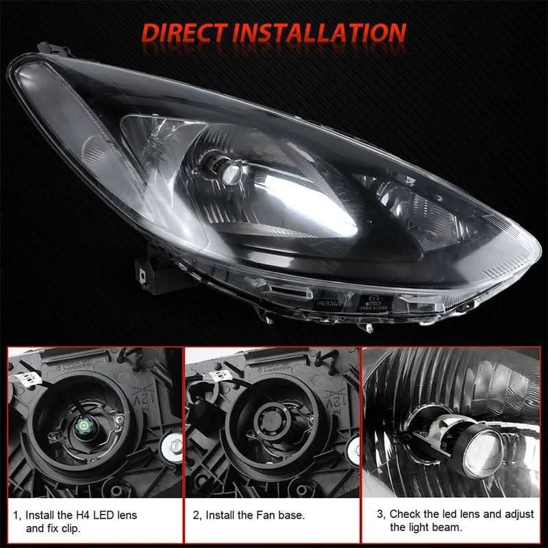 LHD & RHD H4 Bi-LED Mini Projector Lens 100W 20000LM Bulbs Headlight Hi/Lo 6000K lhd-and-rhd-h4-bi-led-mini-projector-lens-100w-20000lm-bulbs-headlight-hilo-6000k-auto-parts-11