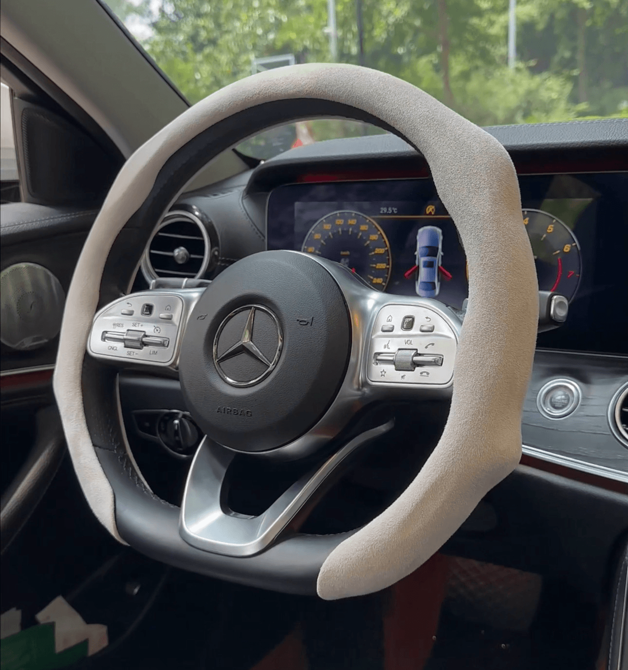 New High Quality Car Suede Steering Wheel Cover Universal new-high-quality-car-suede-steering-wheel-cover-universal-auto-parts-1