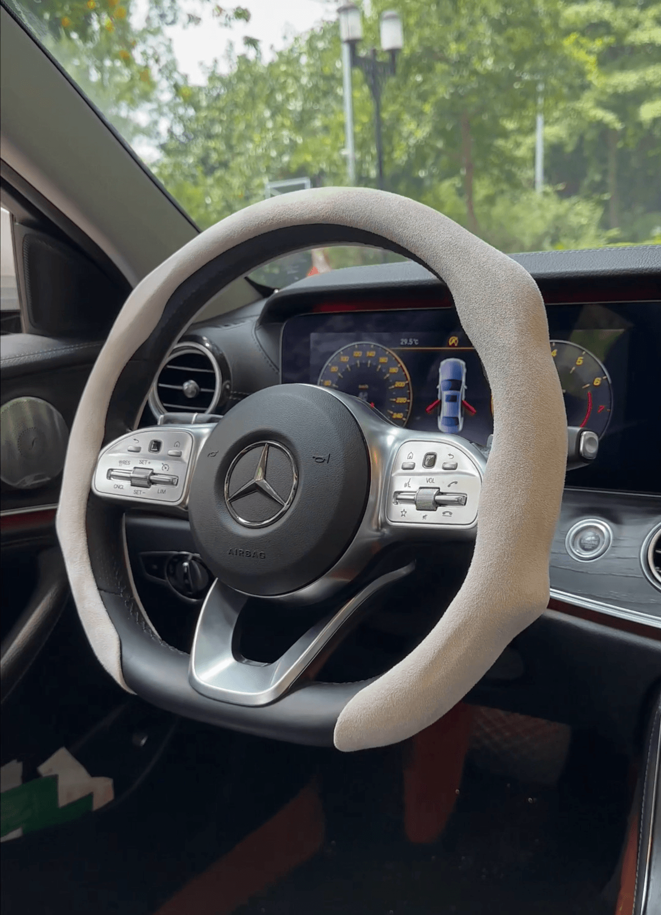 New High Quality Car Suede Steering Wheel Cover Universal new-high-quality-car-suede-steering-wheel-cover-universal-auto-parts-2
