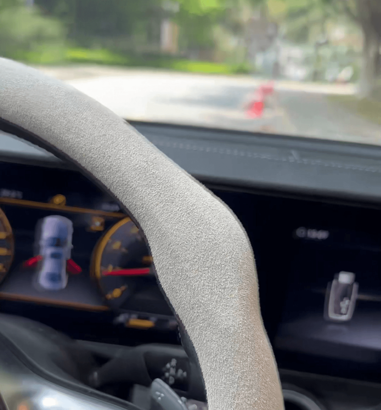 New High Quality Car Suede Steering Wheel Cover Universal new-high-quality-car-suede-steering-wheel-cover-universal-auto-parts-3