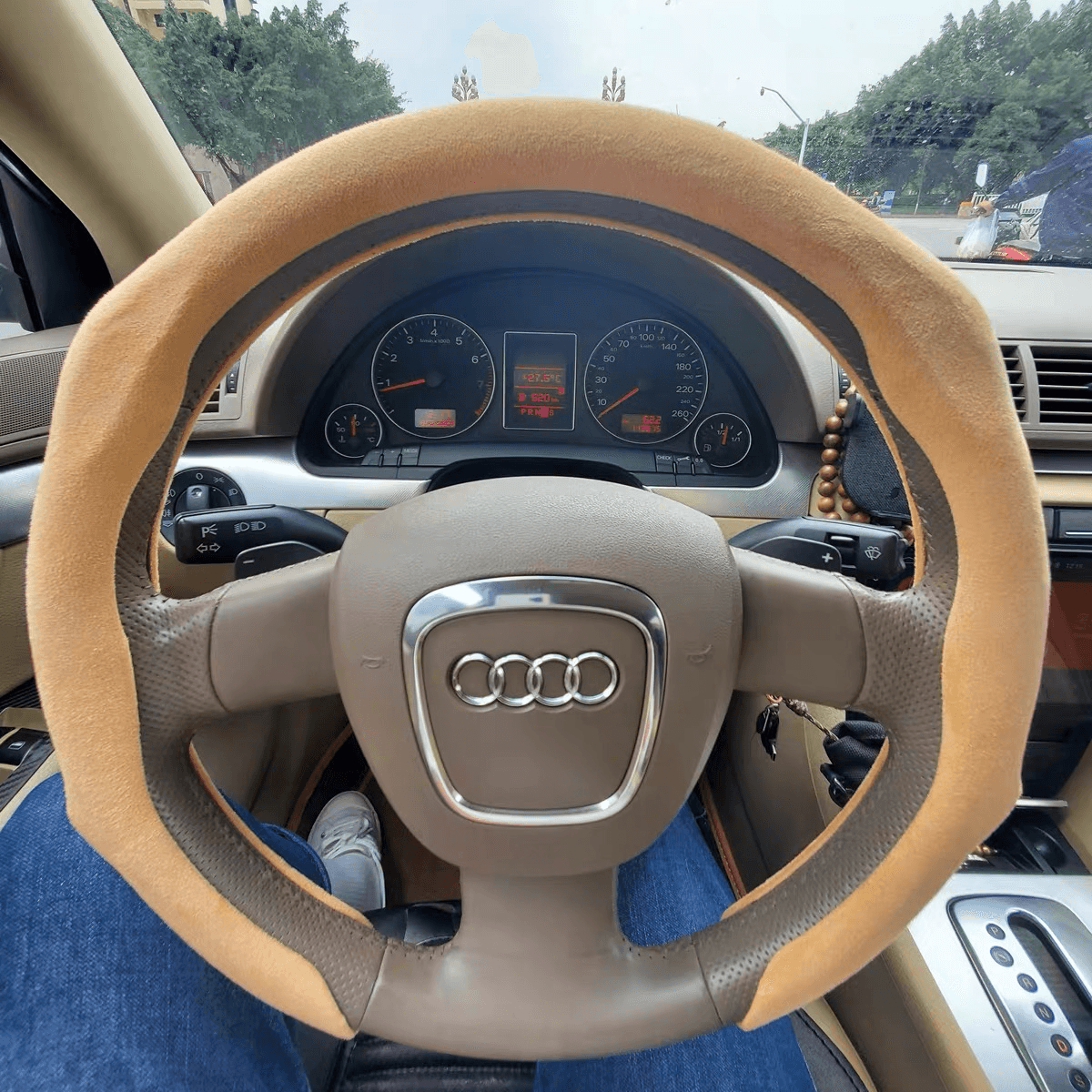 New High Quality Car Suede Steering Wheel Cover Universal new-high-quality-car-suede-steering-wheel-cover-universal-auto-parts-5