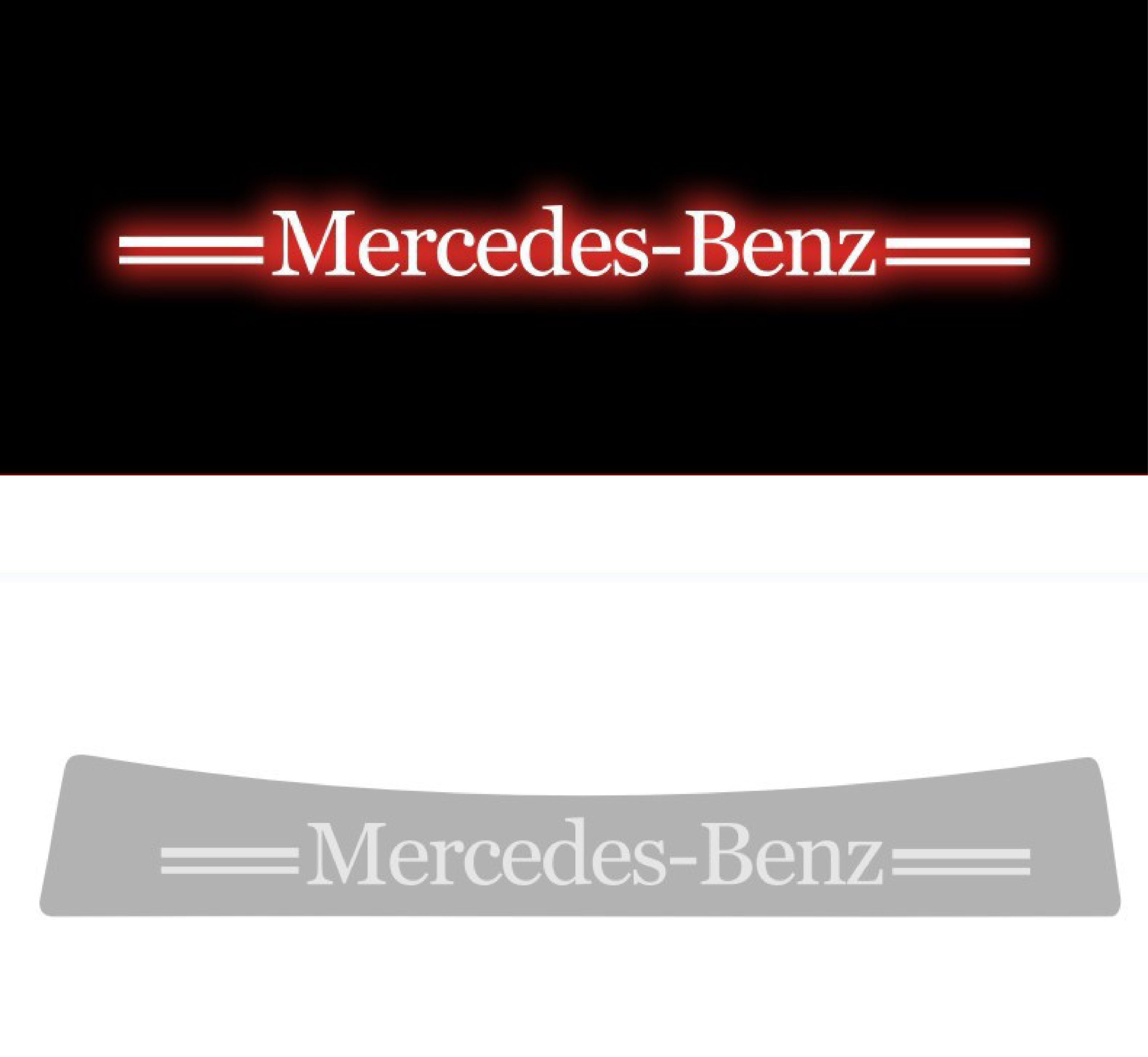 Devil Eyes Sticker high brake light High Quality Rear Tail Light Mercedes-Benz C E-Class oi