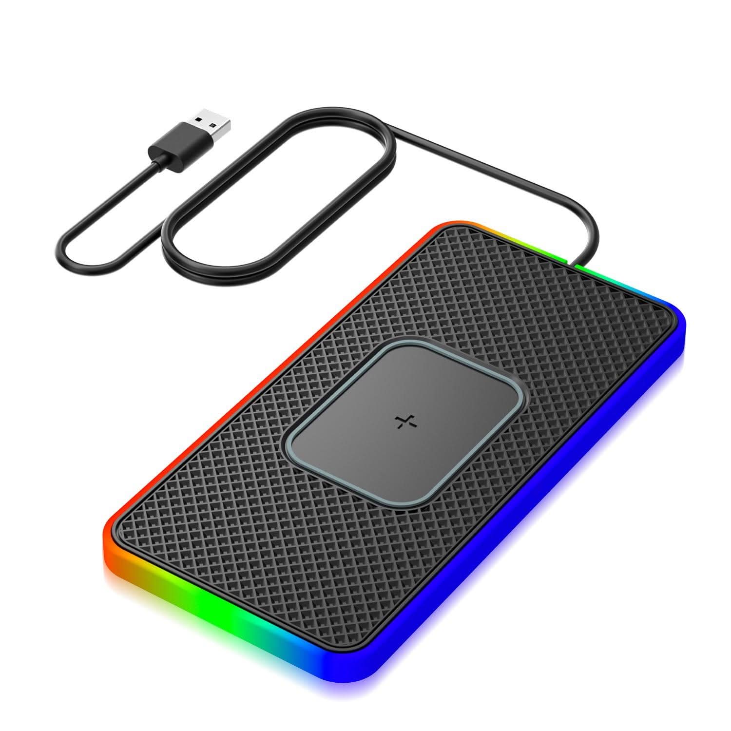 Phone Wireless Charger Suitable For all Cars Ambient light s1 meter long cord [usb] square mouth phone-wireless-charger-suitable-for-all-cars-auto-parts-6