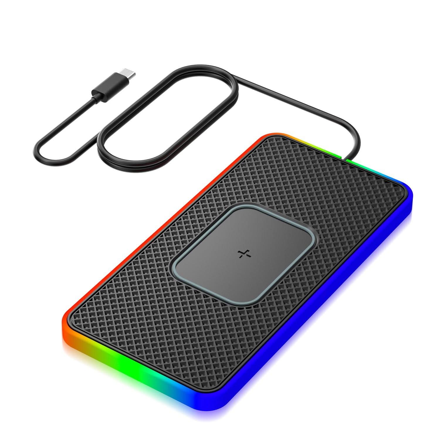 Phone Wireless Charger Suitable For all Cars Ambient light s1 meter long cord [t-c] round mouth phone-wireless-charger-suitable-for-all-cars-auto-parts-7