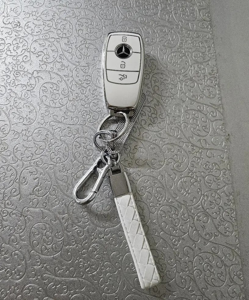 Key Case For Benz E C S GLC GLE GLA GLS E200 E400 E63 W213 S550 S560 C260 A200 Key Chain ppp