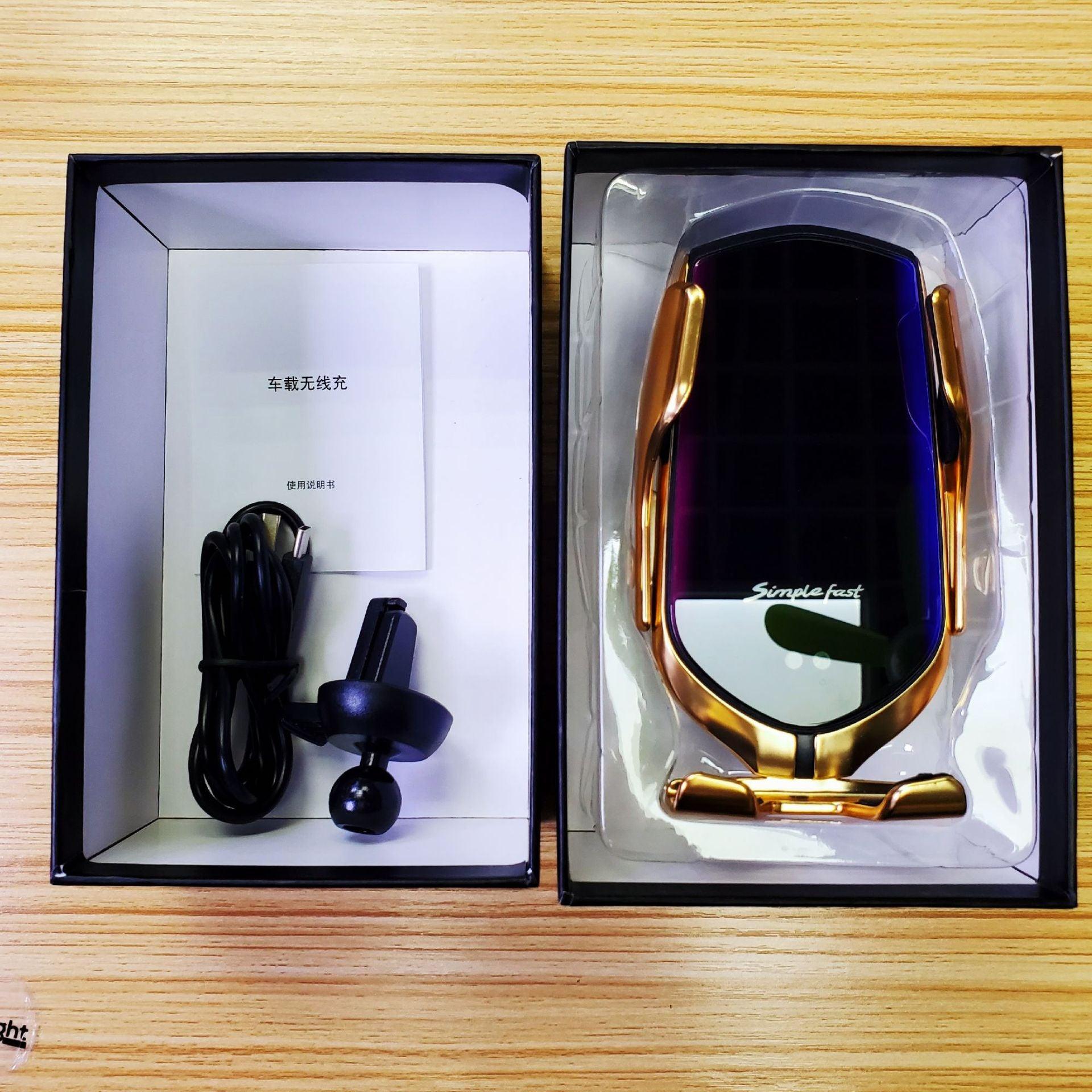 R2 Car Wireless Charger Gold R2 r2-car-wireless-charger-auto-parts-4
