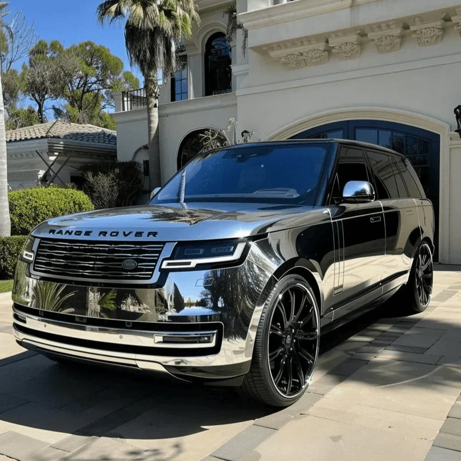 Silver Mirror Chrome Vinyl Wrap