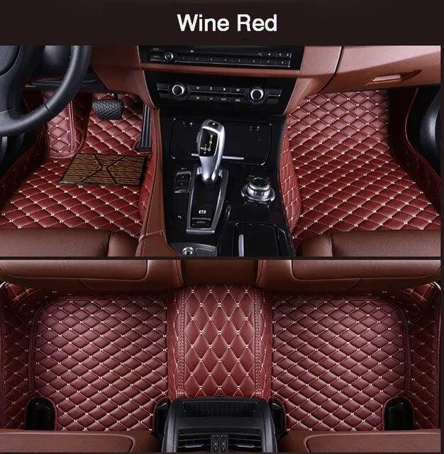 Single Layer Floor Mats Wine Red 4 Seater single-layer-floor-mats-auto-parts-5