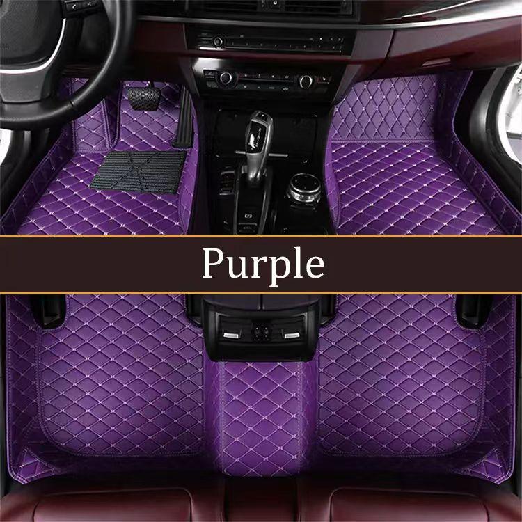 Single Layer Floor Mats Purple 4 Seater single-layer-floor-mats-auto-parts-7