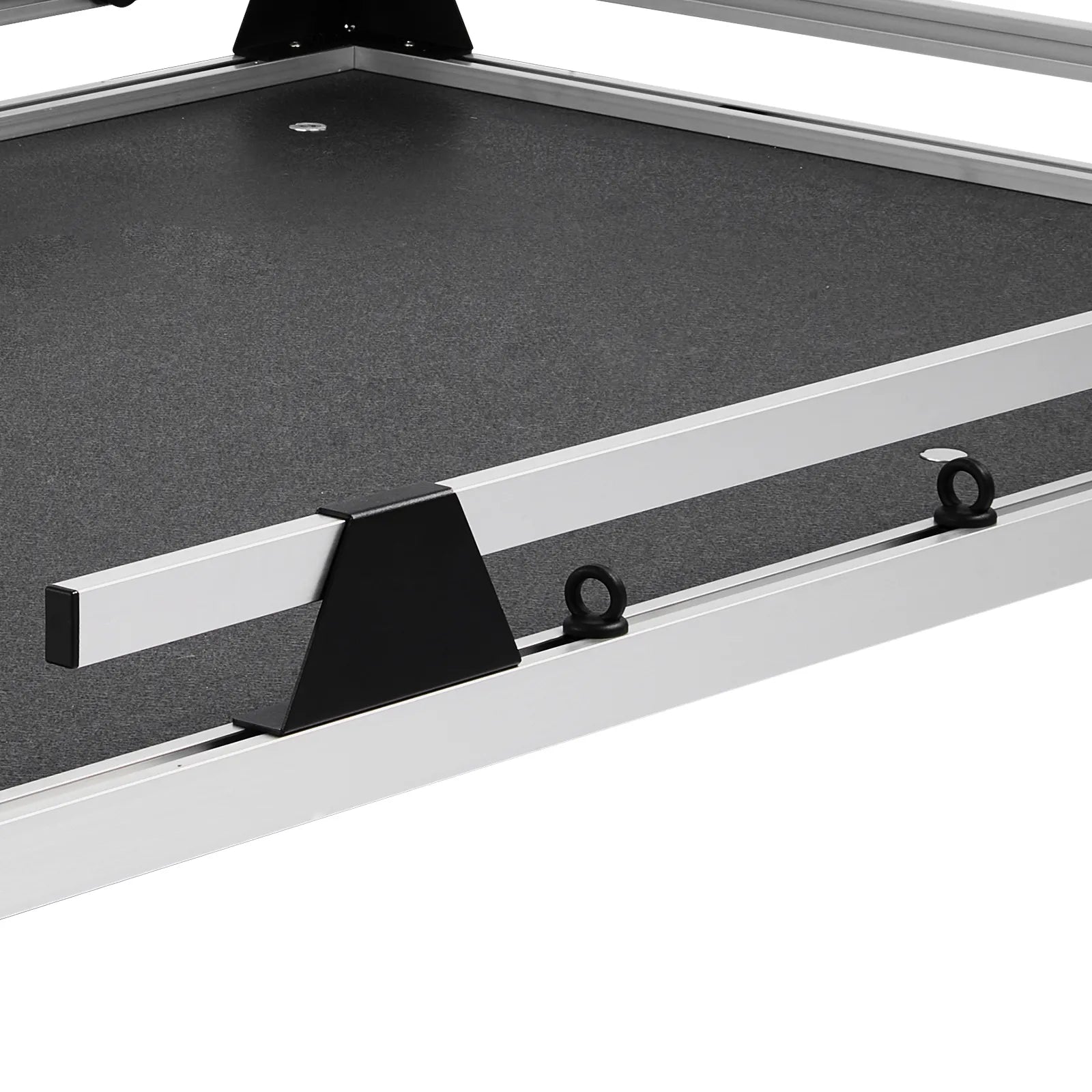 Sliding Truck Bed Organizer, 75 x 48 Inch Heavy-Duty Truck Bed Storage Drawer with 1000 lbs Capacity, 6 Movable Rings for Cargo Securing, 2-Position Slide-Out Tray for Pickup Trucks