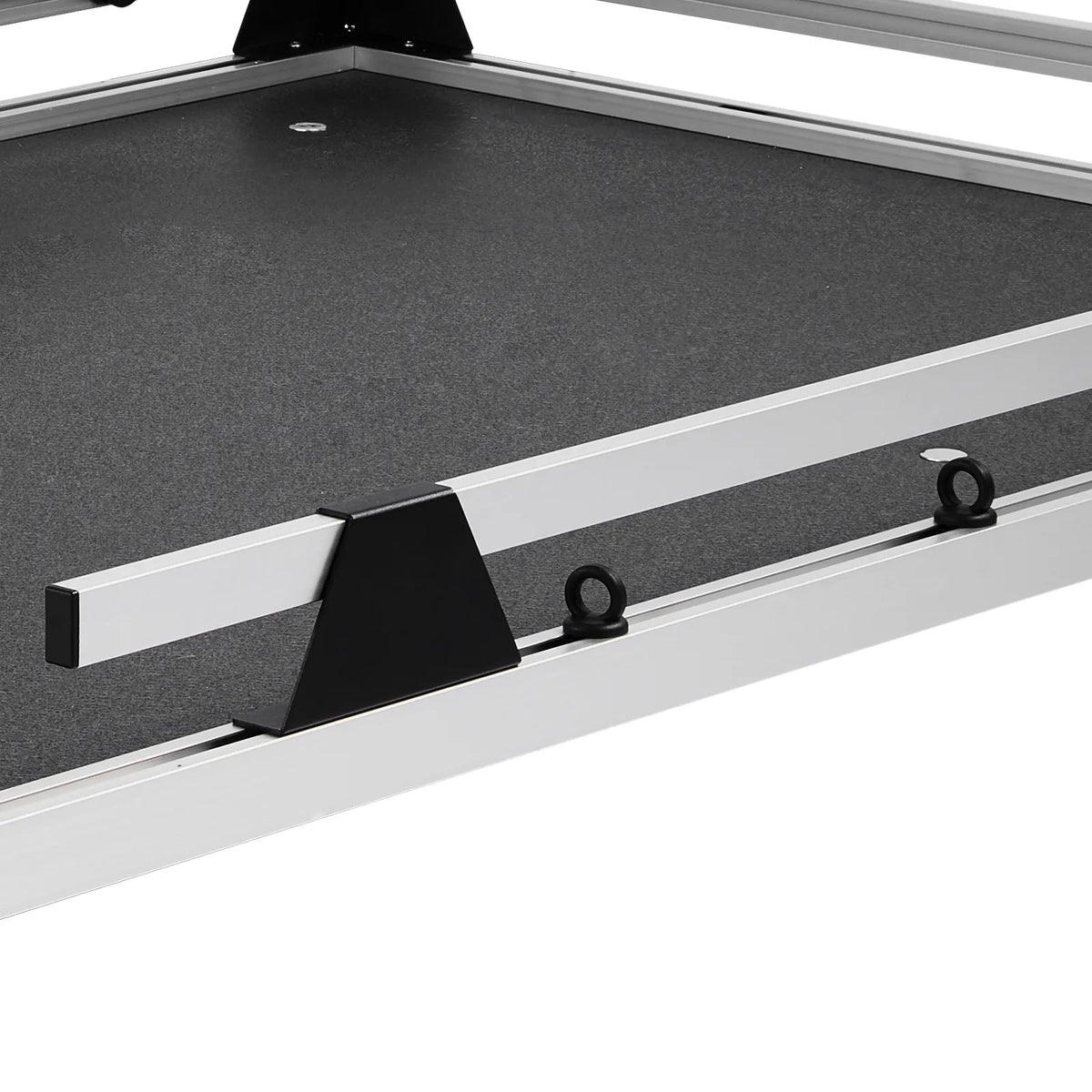Sliding Truck Bed Organizer, 65 x 48 Inch Heavy-Duty Truck Bed Storage Drawer with 1000 lbs Capacity, 6 Movable Rings for Cargo Securing, 2-Position Slide-Out Tray for Pickup Trucks