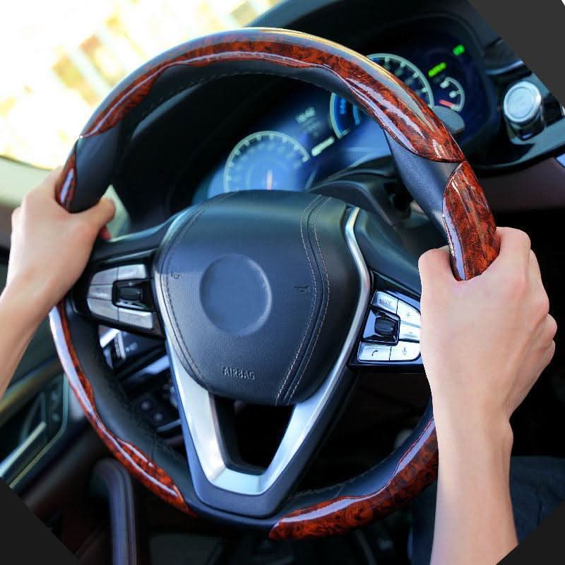 Steering Wheel Cover High-end Luxury Peach Wood Grain Steering Wheel Cover steering-wheel-cover-high-end-luxury-peach-wood-grain-steering-wheel-cover-auto-parts-6